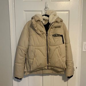 Avec Les filled coat, xs